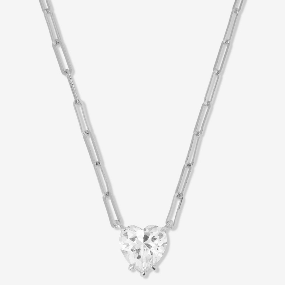 Melinda Maria Samantha Loves You More Necklace Heart Silver | New FIRM